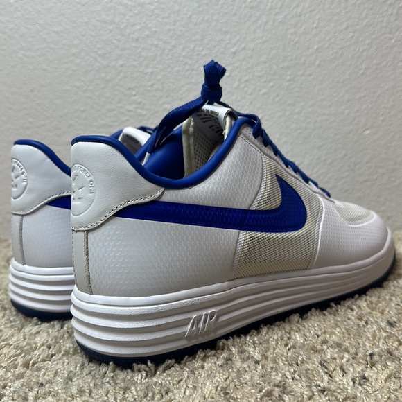 Nike Force 1 Low Lunar Fuse NRG White/Game Royal sz 13 - Picture 4 of 12